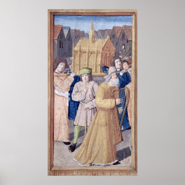 Pôster David e a Arca do Pacto (Frente)