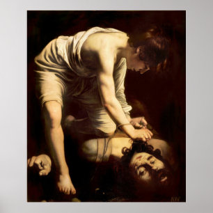Pôster David e Goliath - Caravaggio c.1610