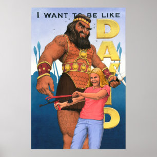 Pôster David e Goliath-Menina