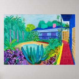 Poster David hockney art