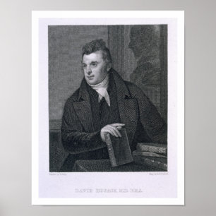 Poster David Hosack, gravado pelo calcinador Brown Durand
