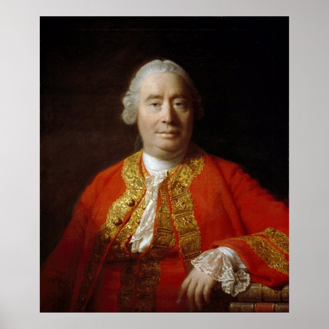 Pôster David Hume by Allan Ramsay (1766) (Frente)