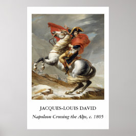 Poster David – Napoleon Crossing the Alps 