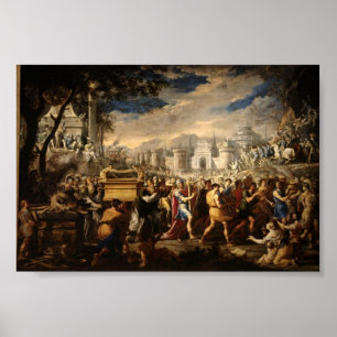 Poster David que traz a arca a Jerusalem