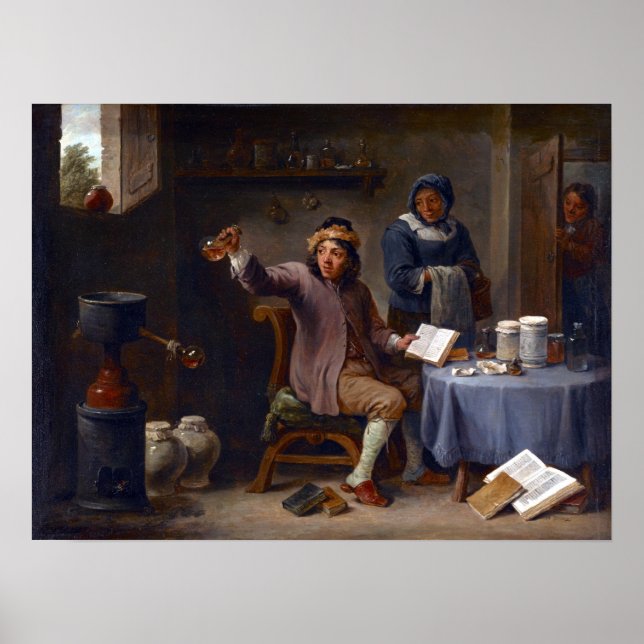 Poster David Teniers II Consulta (Frente)