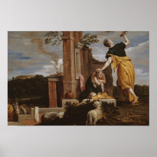 Poster David Teniers, o Mais Novo - O Sacrifício de Abra