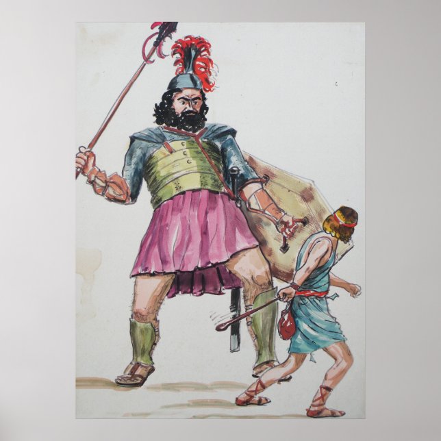 Pôster David vs Goliath (Frente)