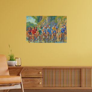 Poster Davide Rebellin Col d'Eze Paris-Nice 2008 Falso Qu