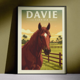 Poster Davie Flórida Antiga