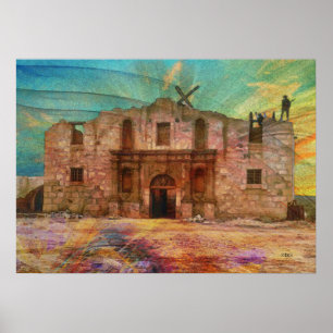 Pôster Dawn At The Alamo