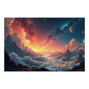 Pôster Dawn cósmica
