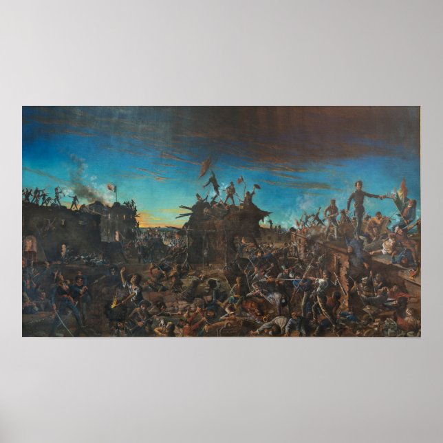 Poster Dawn no Álamo (Frente)