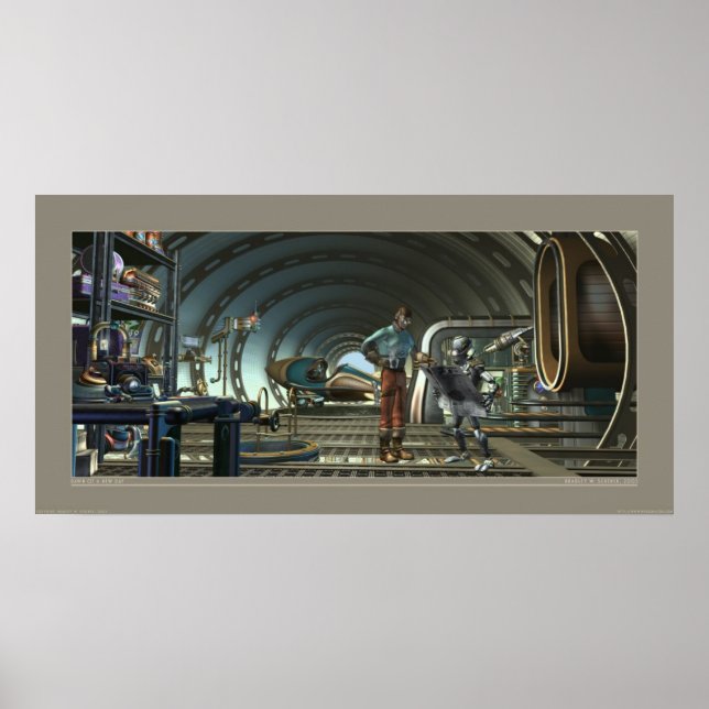 poster "Dawn of a New Day" (32x16) (Frente)