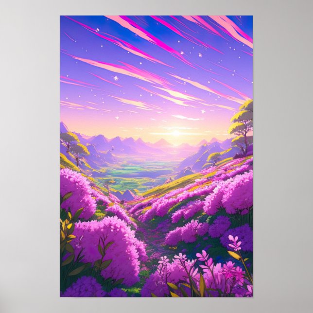 Poster Dawn of the Valley, Anime Art (Frente)