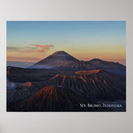 Poster Dawn Sunrise no Monte Bromo Indonésia Viagem