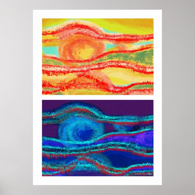 Pôster 'Day and Night 2.1' (Frente)