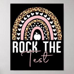 Poster Day Rock O Professor De Teste Rainbow Leopard Estu