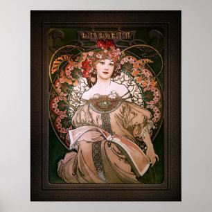 Poster Daydrec1896 por Alphonse Mucha