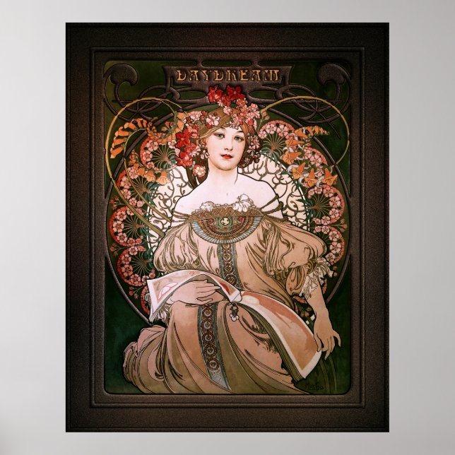 Poster Daydrec1896 por Alphonse Mucha (Frente)