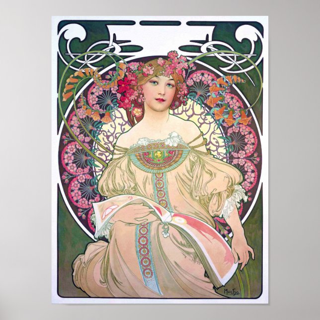 Poster Daydrey (Primavera), Mucha (Frente)
