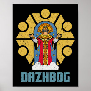 Poster Dazhbog Antiga Mitologia Eslava Paganismo Russi