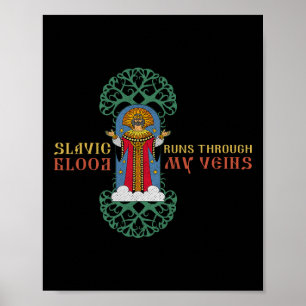 Poster Dazhbog Antiga Mitologia Eslava Paganismo Rússia