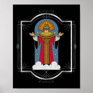 Poster Dazhbog Mitologia Antiga Eslava Paganismo Russi