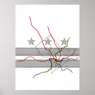 Poster DC Metro Map