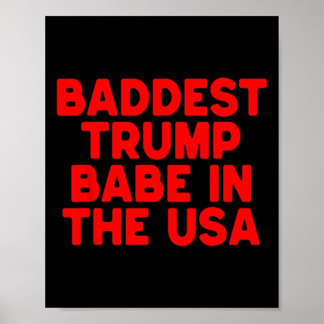 Poster Ddest Trump Esteja Na Roupa Dos EUA  (Frente)