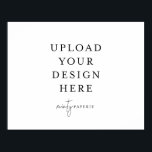 poster de 11" x 14" - Paisagem<br><div class="desc">Personalize o seu cartão em Templett. Depois de terminar de editar,  faça o download do arquivo no formato JPG (não se esqueça de ativar a opção de sangria). Carregue seu design clicando no botão azul "Personalizar".</div>