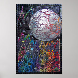 poster de 16,5 x 11" do Reino da Paz