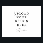 poster de 16" x 20" - Paisagem<br><div class="desc">Personalize o seu cartão em Templett. Depois de terminar de editar,  faça o download do arquivo no formato JPG (não se esqueça de ativar a opção de sangria). Carregue seu design clicando no botão azul "Personalizar".</div>