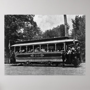 Poster de 1900 para a ferrovia Columbia