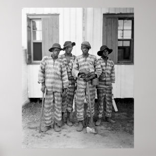 poster de 1900 Southern Chain Gang