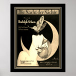 poster de 1925 Deco "Die Nacht der Nachte"<br><div class="desc">Impressionante Cobrir de Música Deco Sheet de Arte 1925 ~ Die Nacht der Nachte ~ por Rudolph Nelson. 16x20 mostrado aqui- pode estar disponível em outros tamanhos.</div>