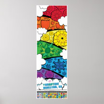 poster de 2023 - Flores Arco-Íris - Buellton.Art