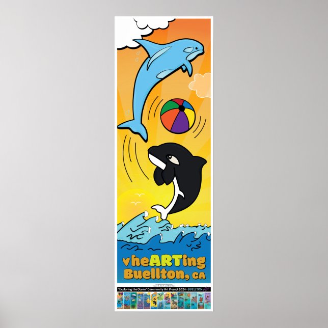 poster de 2024 - Jogo de cetáceos - Buellton.Art (Frente)