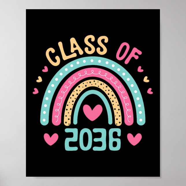 Poster De 2036 Cresceu Comigo No Primeiro Dia De Graduaçã (Frente)