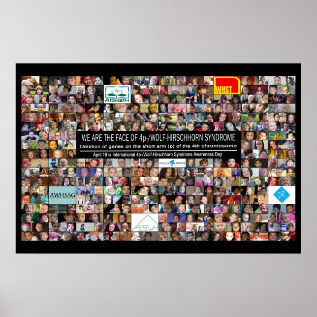 poster de 20"x30" para o Dia da Consciência de 4p/ (Frente)