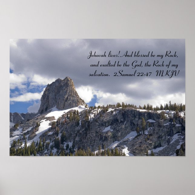 poster de 2 Samuel 22:47 (Frente)