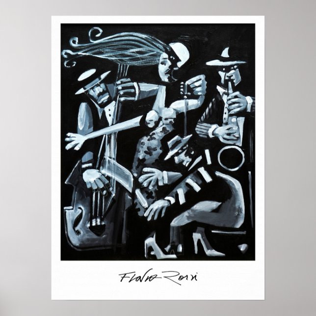 Poster de 45,72x60,96 cm: Jazz de Flavio Rossi (Frente)