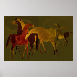 POSTER de 4-HORSES II