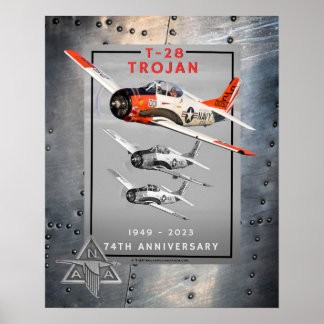 Poster de 74 anos de Troia T-28