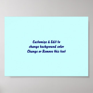 Poster de 7" X 5" Vazio para adicionar sua imagem 