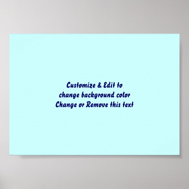 Poster de 7" X 5" Vazio para adicionar sua imagem  (Frente)