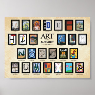 Poster de ABC - arte no alfabeto