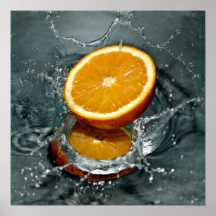 Poster de abertura laranja
