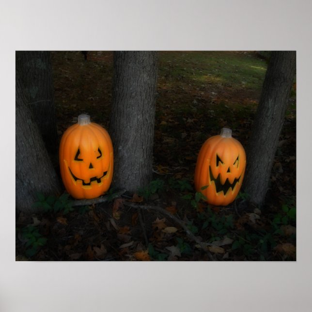 Poster de Abóbora de Halloween (Frente)