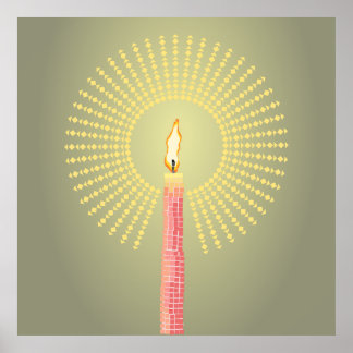 poster de abstrato à vela