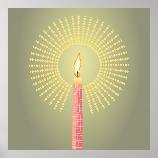 poster de abstrato à vela (Frente)